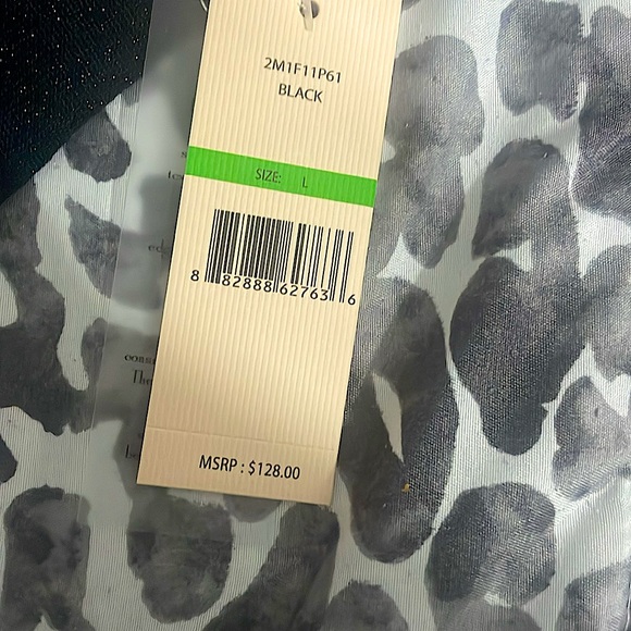 NANETTE LEPORE | Double Flounce Lurex Metallic Dress NWTs - Picture 9 of 9